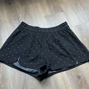 akira womens beaded shorts size small